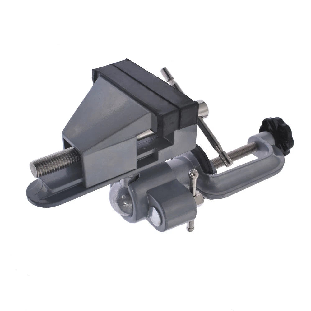 3" Universal Table Bench Vise with Swivel Base for Workbench
