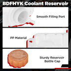 Coolant Recovery Tank with Cap for Chevrolet Aveo, Pontiac G3 (2007–2011)