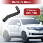 Radiator Hose for Toyota Previa 2.4L (1991–1995) No. 16571-76030 Rubber Black
