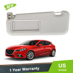 Left Driver Side Sunvisor for Mazda 3 Hatchback (2010–2013) BBM2-69-320C-75