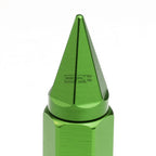 20 PCS M12X1.5 90MM Tall Green Aluminum Spiked Cap Lug Nuts for JDM Vehicles