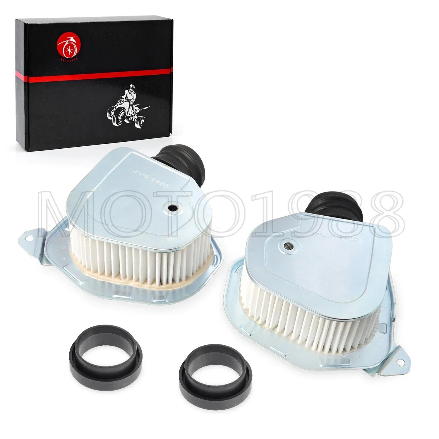 Air Filter Cleaner Set Right + Left for Honda CB350 (1968–1973)
