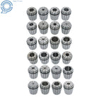 24 Pack ER40 Collet Set for Lathe (3-26mm)