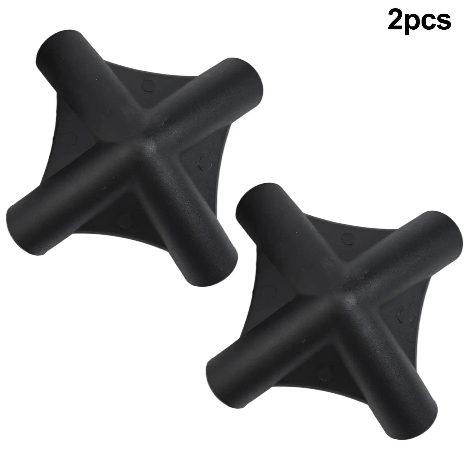 Set of 2 Outdoor Tent Connectors Four Way Joint for Shower Tents 16mm