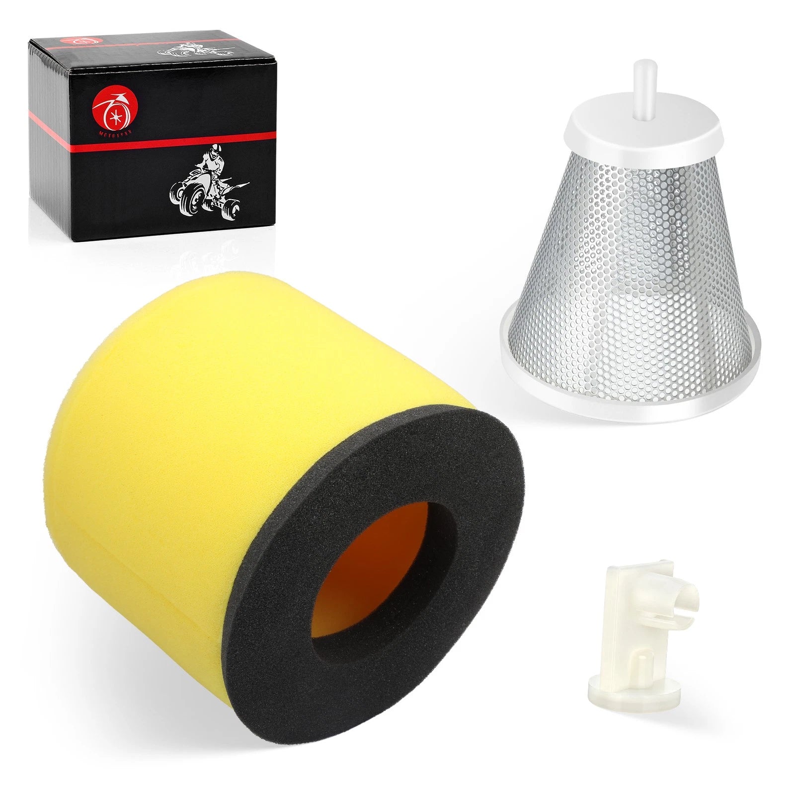Air Filter & Cage Holder & Stopper for Suzuki QuadRacer LTR450 (2006–2009)