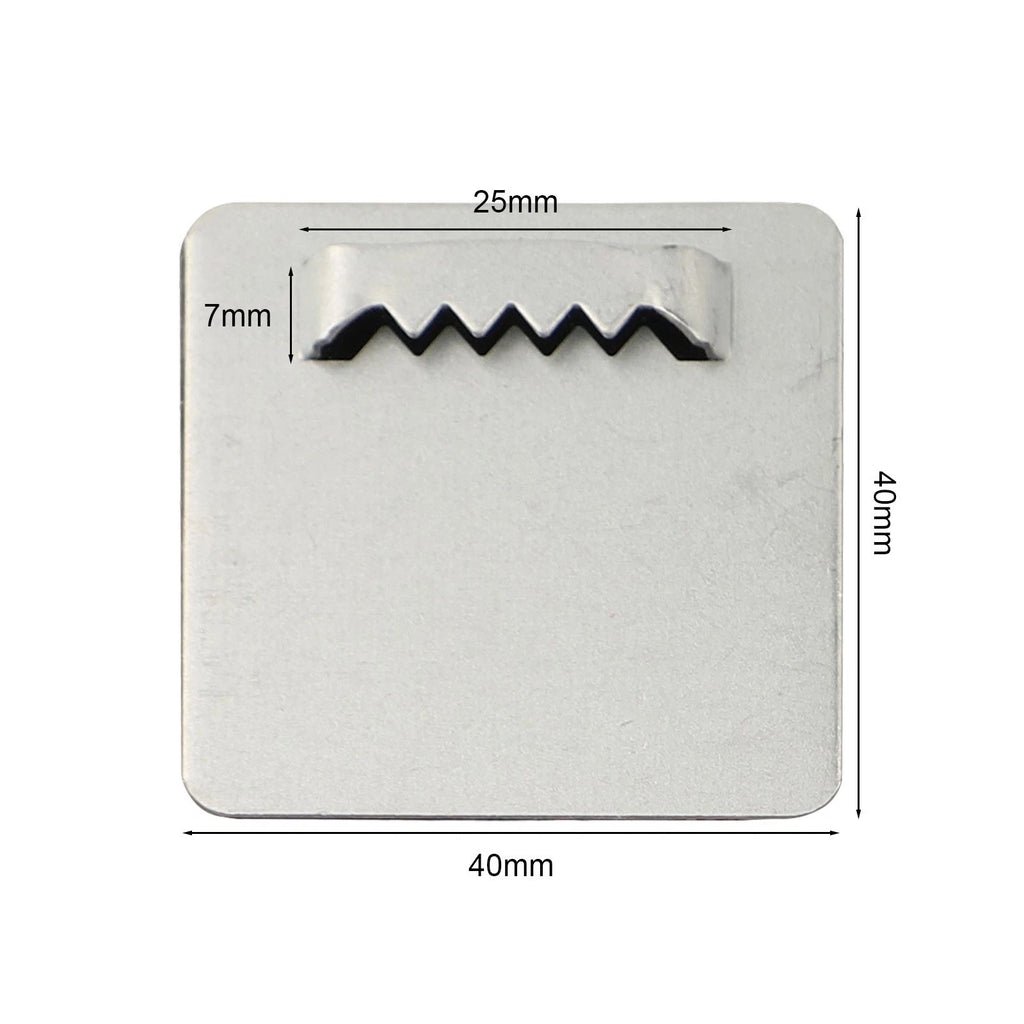 Set of 4 Invisible Design Photo Frame Hanger Clips - Easy Installation
