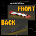Pair of Front Bumper Reflectors for BMW 3 Series E90 E91 (2006–2013) 63147205398 White