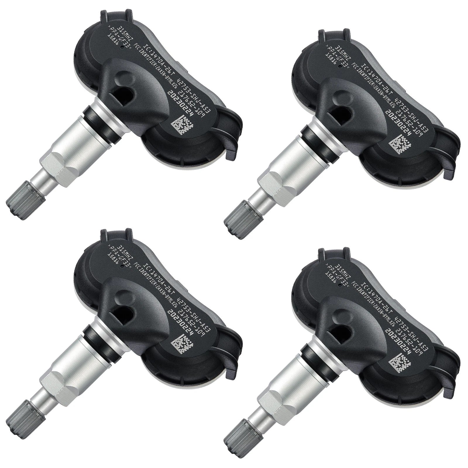 TPMS Tire Pressure Sensors 4 Pack for Acura MDX TL Honda Odyssey (2007–2019)