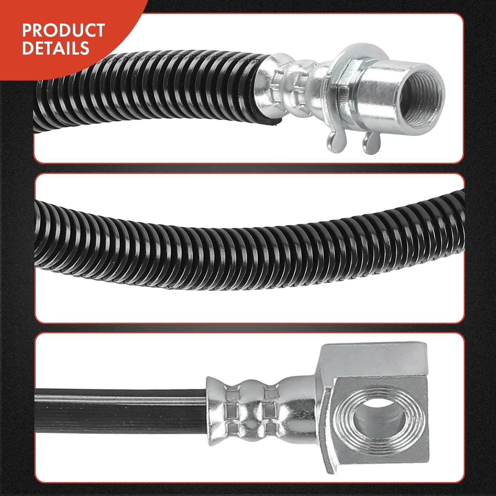Rear Left Brake Hydraulic Hose for Chevy Express GMC Savana (2003–2023)