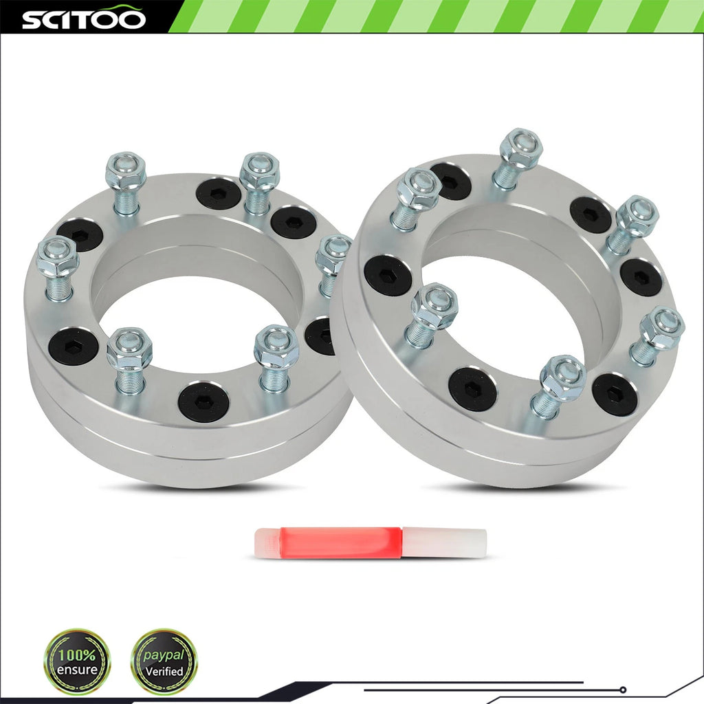 2X 2" Wheel Adapters 5x5.5 to 6x5.5 1/2" Studs for Dodge Ram 1500 (1994–2001)