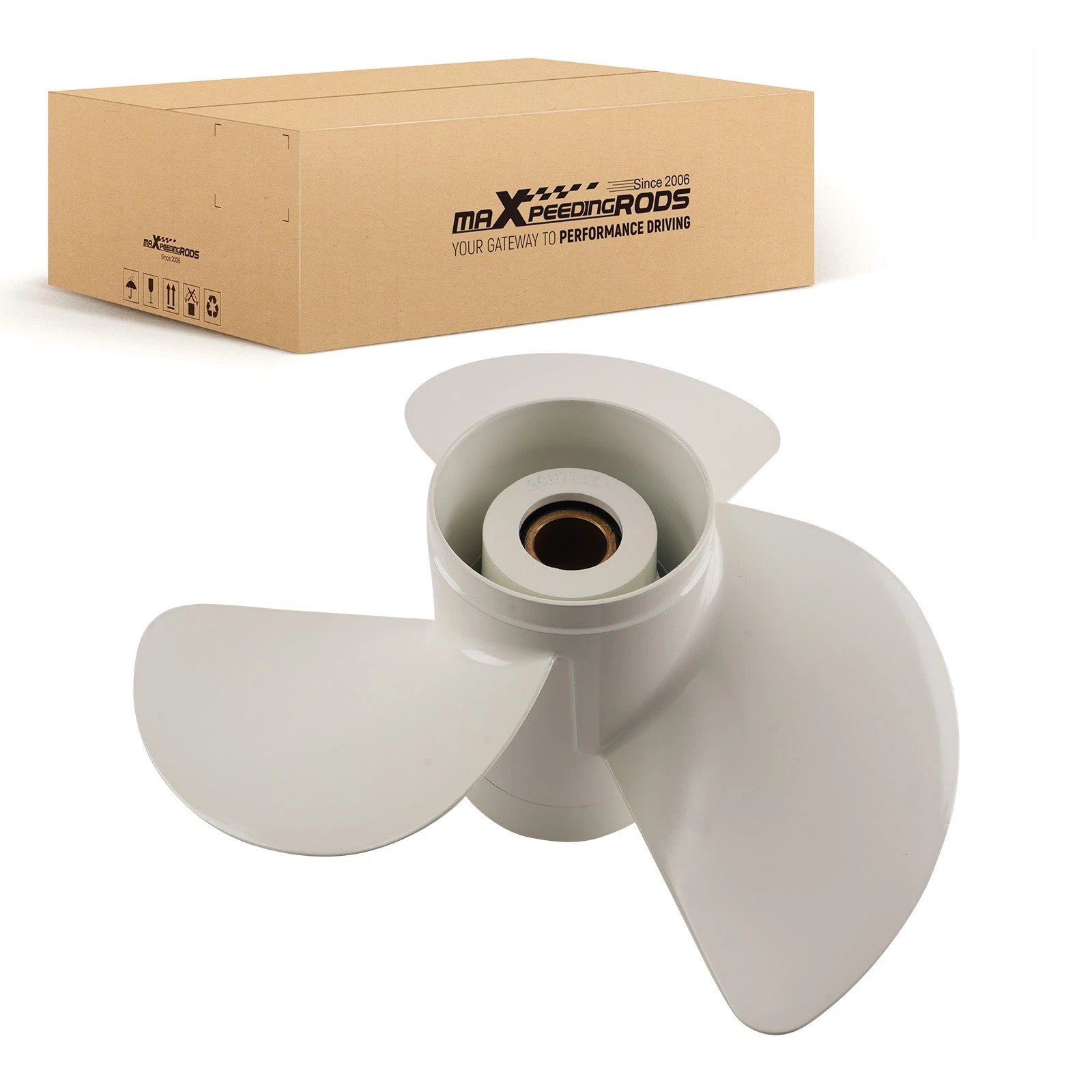 14x11 Aluminum Propeller for Yamaha 4 Stroke 50-130HP (1999–2023) 6E5-45954-00-00