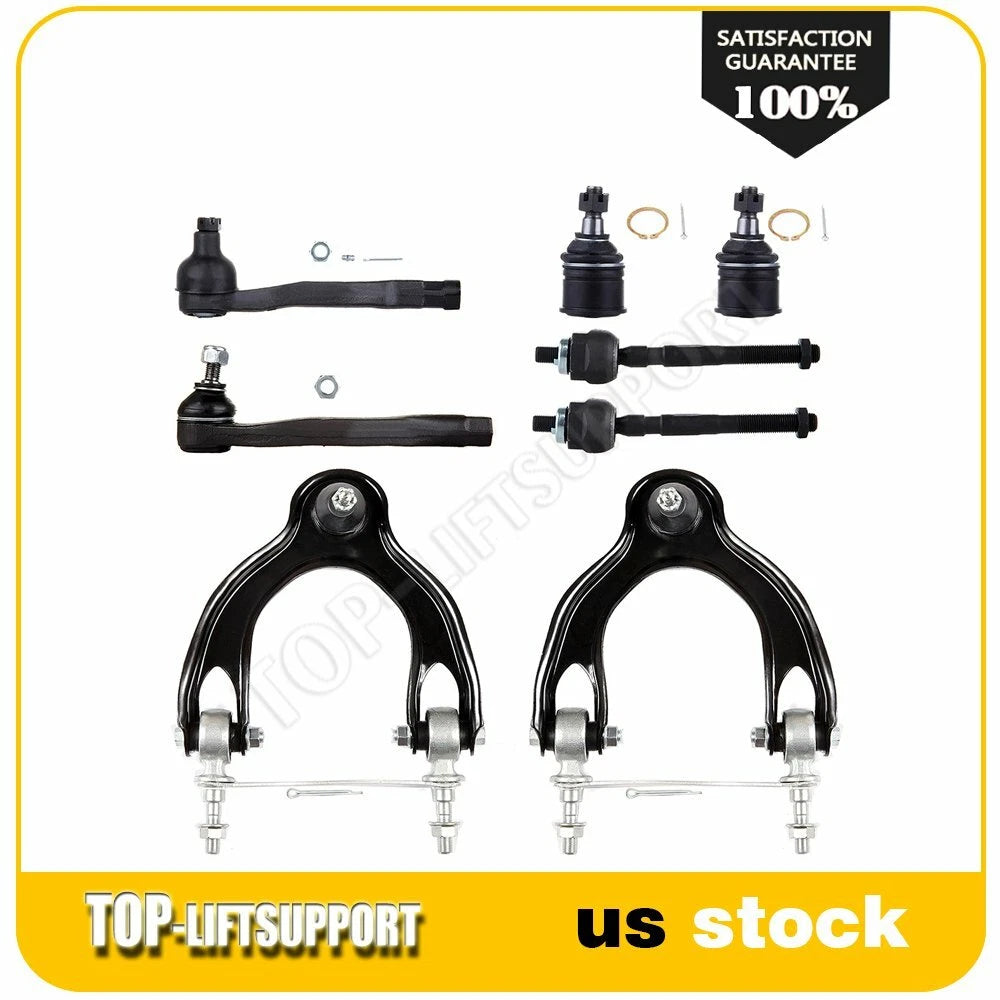Set of 8 Front Upper Lower Control Arms Ball Joints for Honda Civic