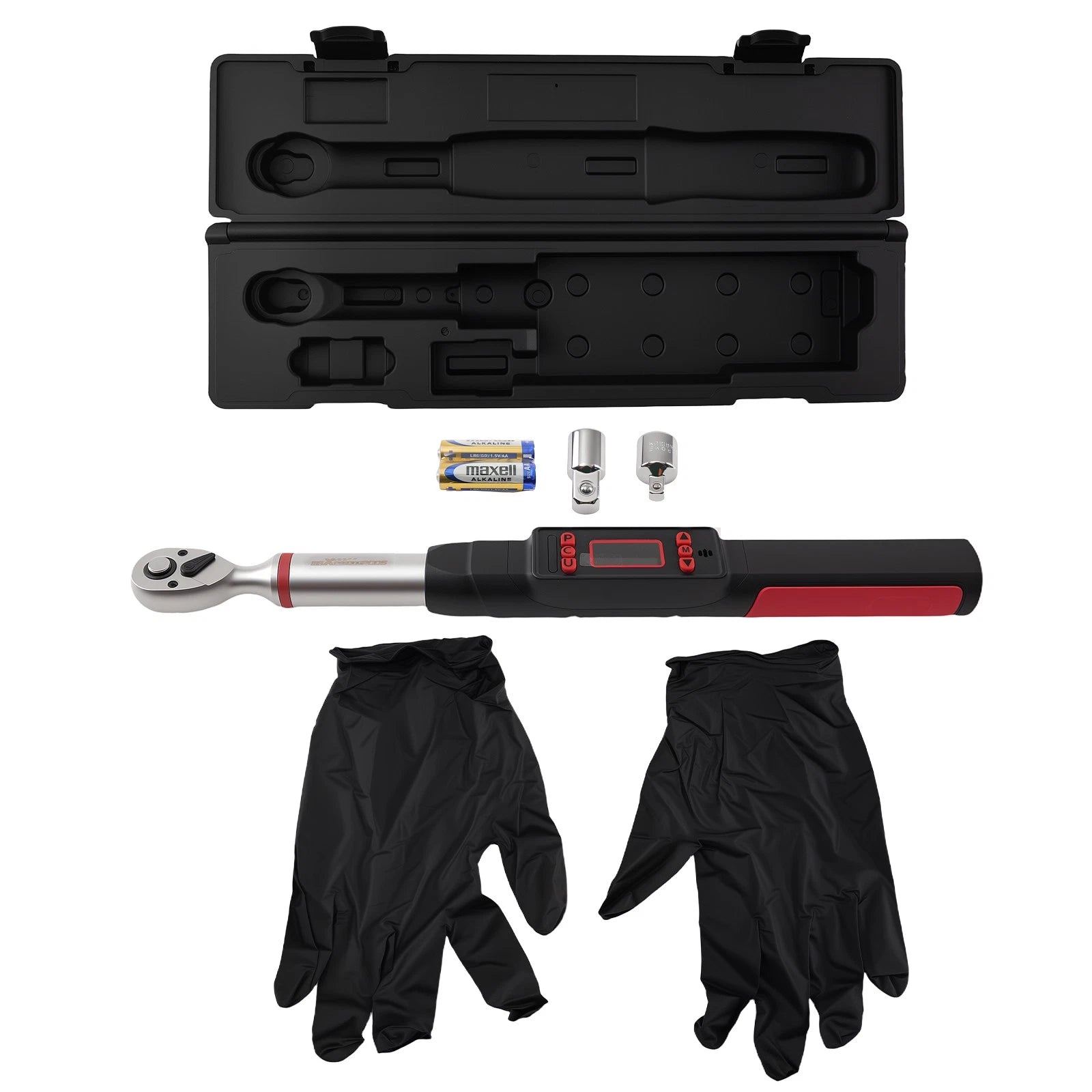 3/8" LED Digital Torque Wrench for Auto (5-50Nm)
