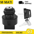 Ignition Key Switch w/ 2 Keys 3-Position 4 Pin for Can-Am Outlander (2003–2023)