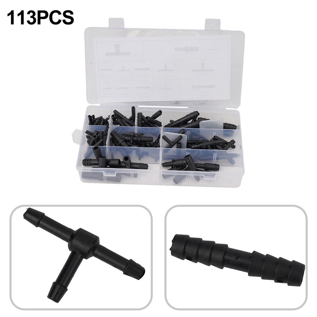 113PCS Vacuum Tubing Connector Kit for Automotive Repairs