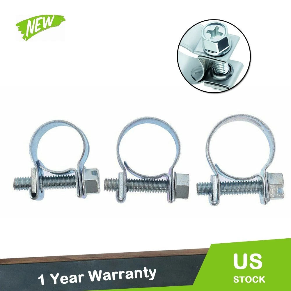 30 PCS Fuel Injection Hose Clamp Set for Various Vehicles (1/4", 5/16", 3/8")