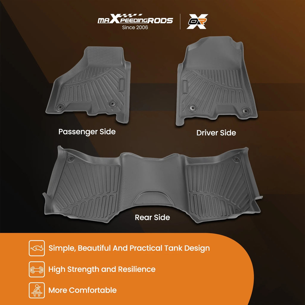 All-Weather Floor Mats & Liners for Dodge Ram 1500 2500 3500 Crew Cab (2013–2018)