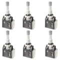 Set of 6 Tire Pressure Monitoring System Sensors for Sierra Silverado 3500 HD (2011–2019)