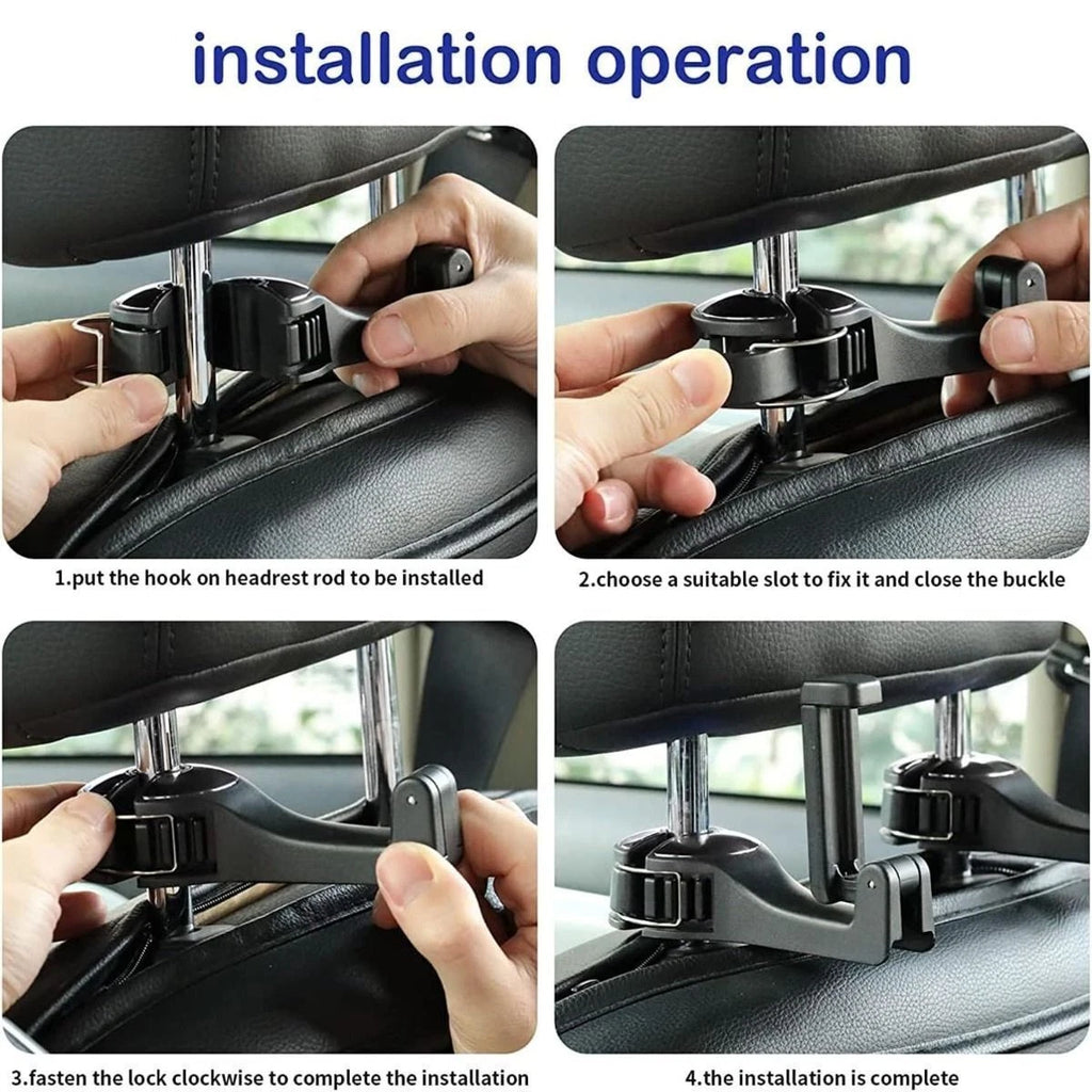 Car Hanger Phone Holder for Universal Headrest (2010–2023)
