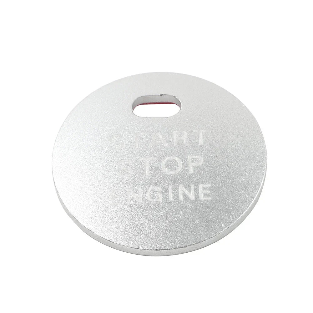 Silver Engine Start Push Button Cover Trim for Mazda 3 6 Atenza CX-5 (2014-2023)