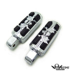 Pirate Skull Zombie Footpegs for Yamaha Road Star Warrior (2002–2009)