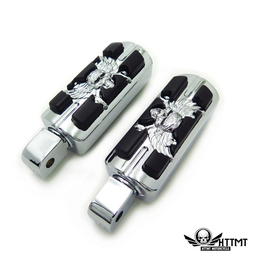 Pirate Skull Zombie Footpegs for Yamaha Road Star Warrior (2002–2009)