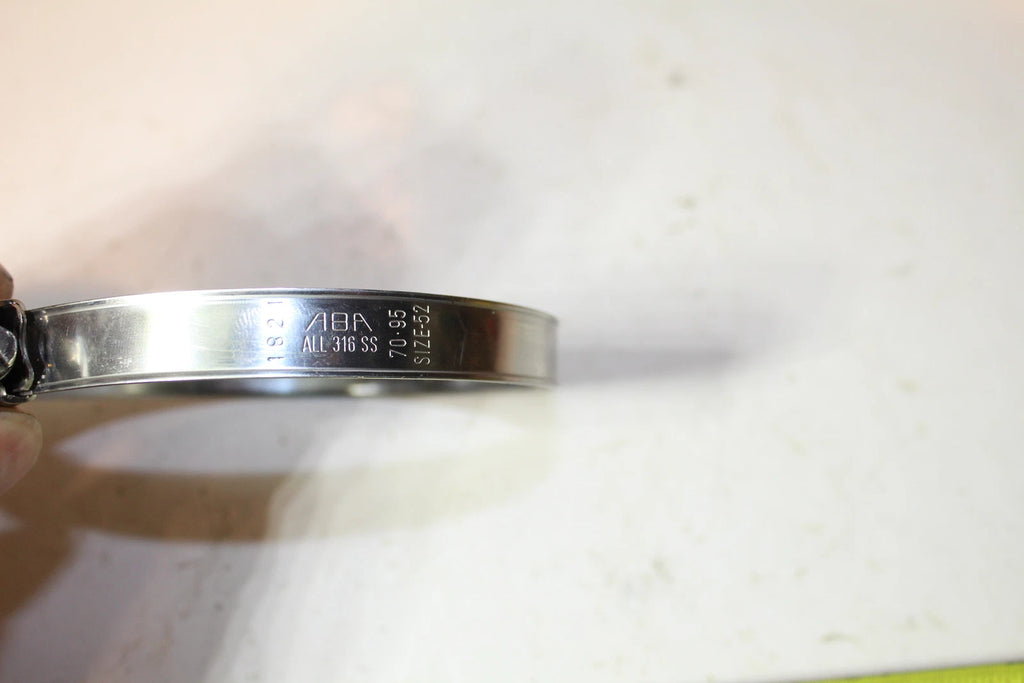 Hose Clamp 316 Stainless for Scandvic Marine (Size 52, 2-3/4" to 3-3/4")