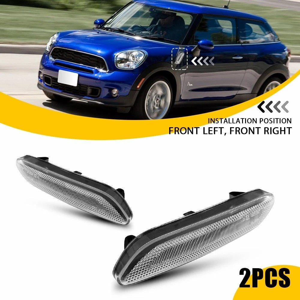 Fender Side Marker Light Clear Lens for Mini Cooper Countryman (2012–2017)
