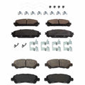 Set of 4 Ceramic Brake Pads for Toyota Highlander (2008–2013)