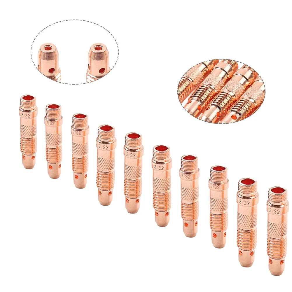 10PCS Collet Body for WP-17 WP-18 WP-26 Tig Welding Torch (10N32)