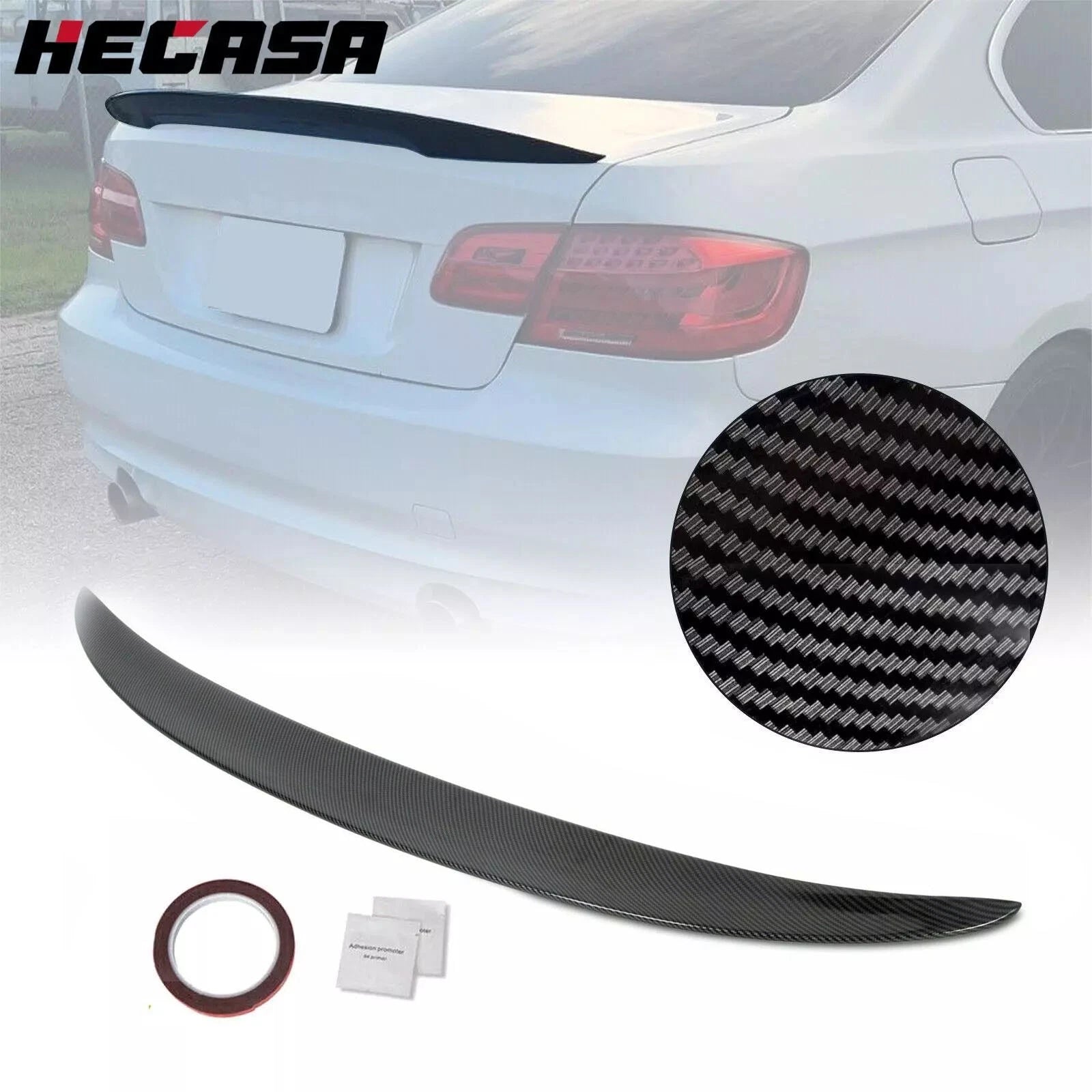 Carbon Rear Wing Trunk Spoiler for BMW E92 Coupe (2007–2013)
