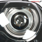 Driver Side Headlight for Dodge Challenger (2015–2018) Black Housing Clear Lens