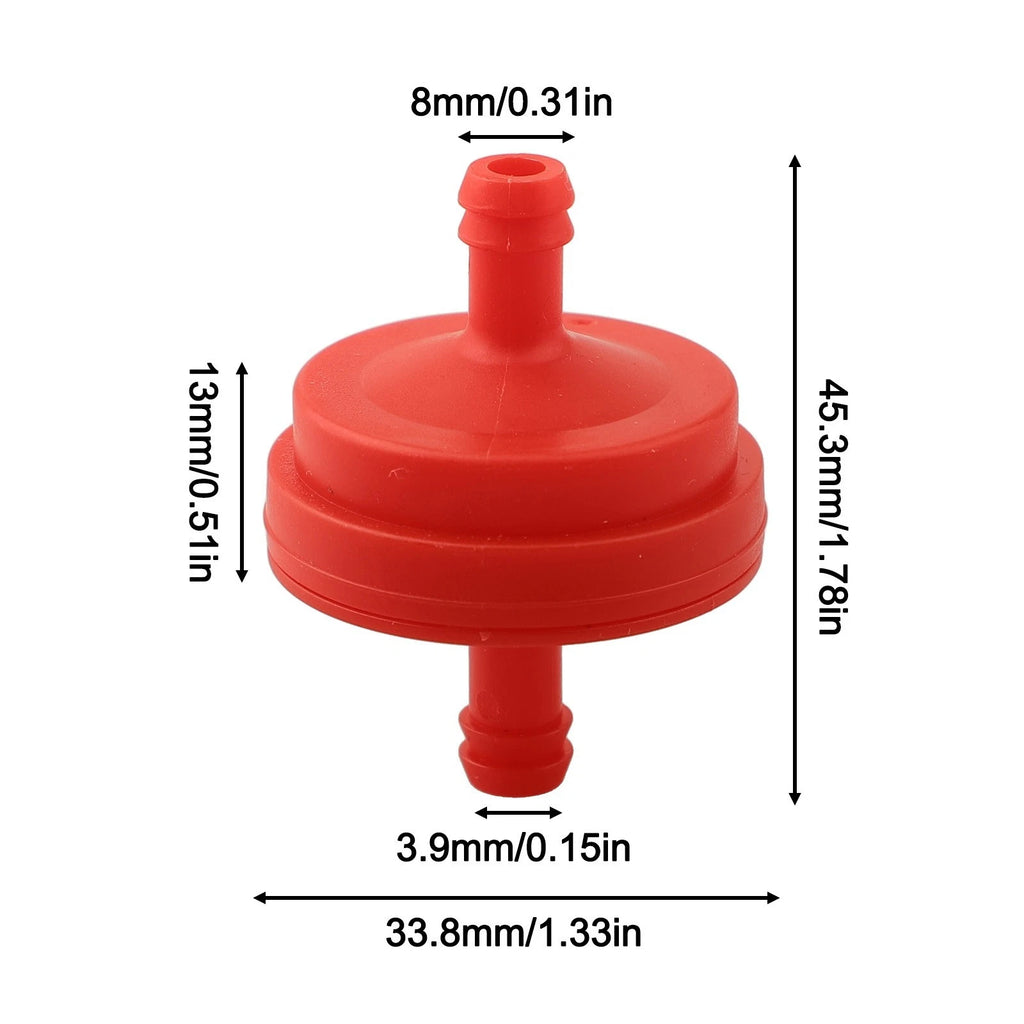 Fuel Filter & Clamp Set for Lawn Mower (Compatible)