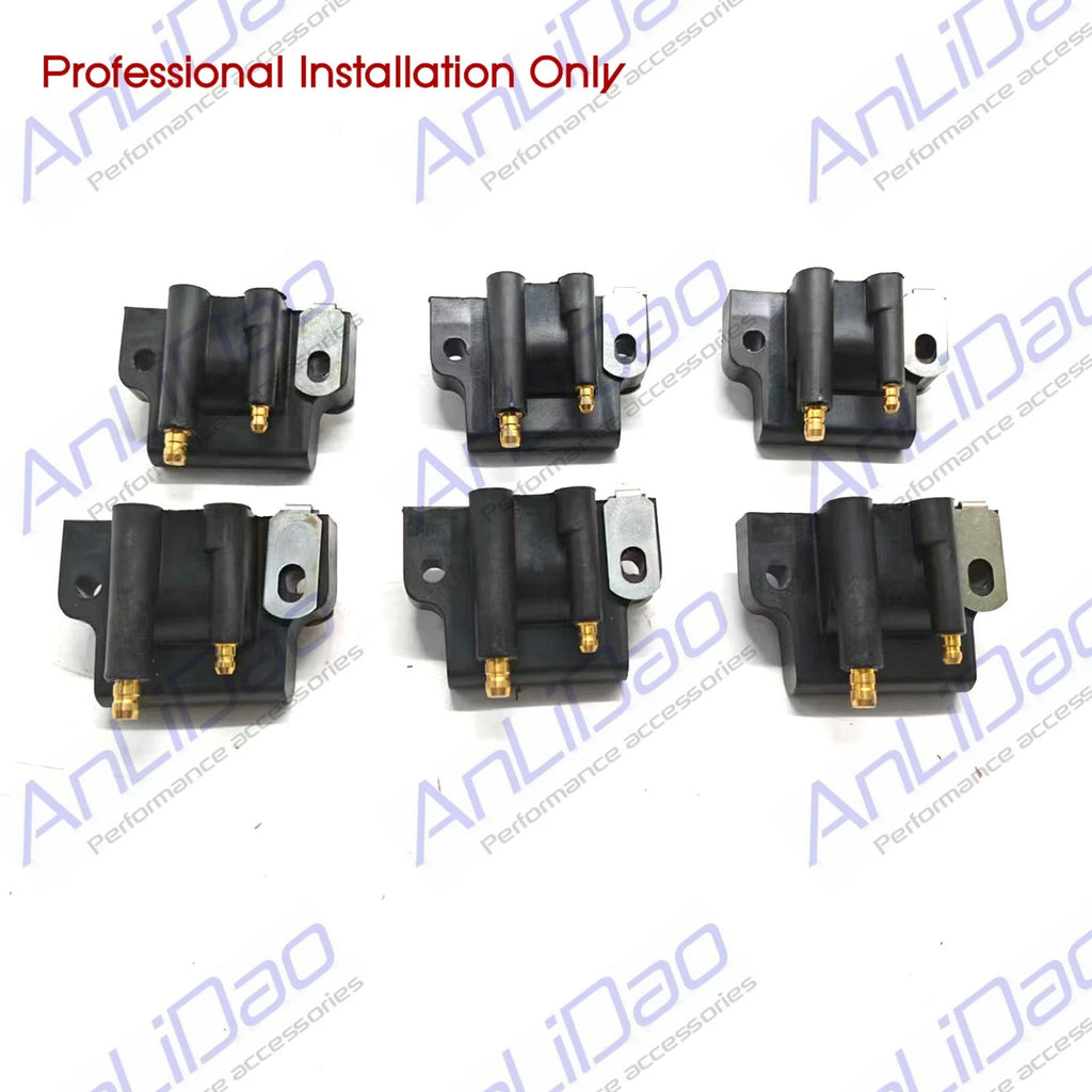Set of 6 Ignition Coils for Johnson Evinrude OMC (582508, 18-5179, 183-2508)