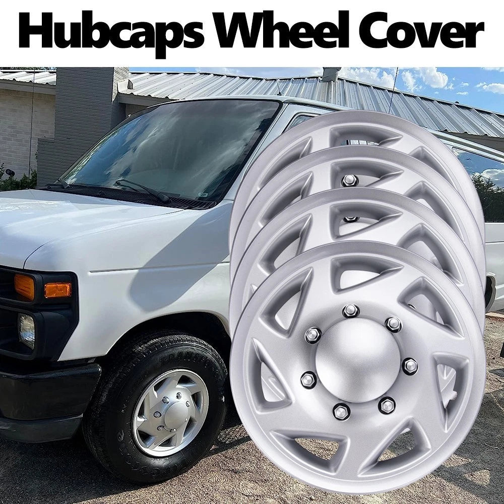 Set of 4 Chrome 16" Wheel Covers for E350 E450 Econoline Van