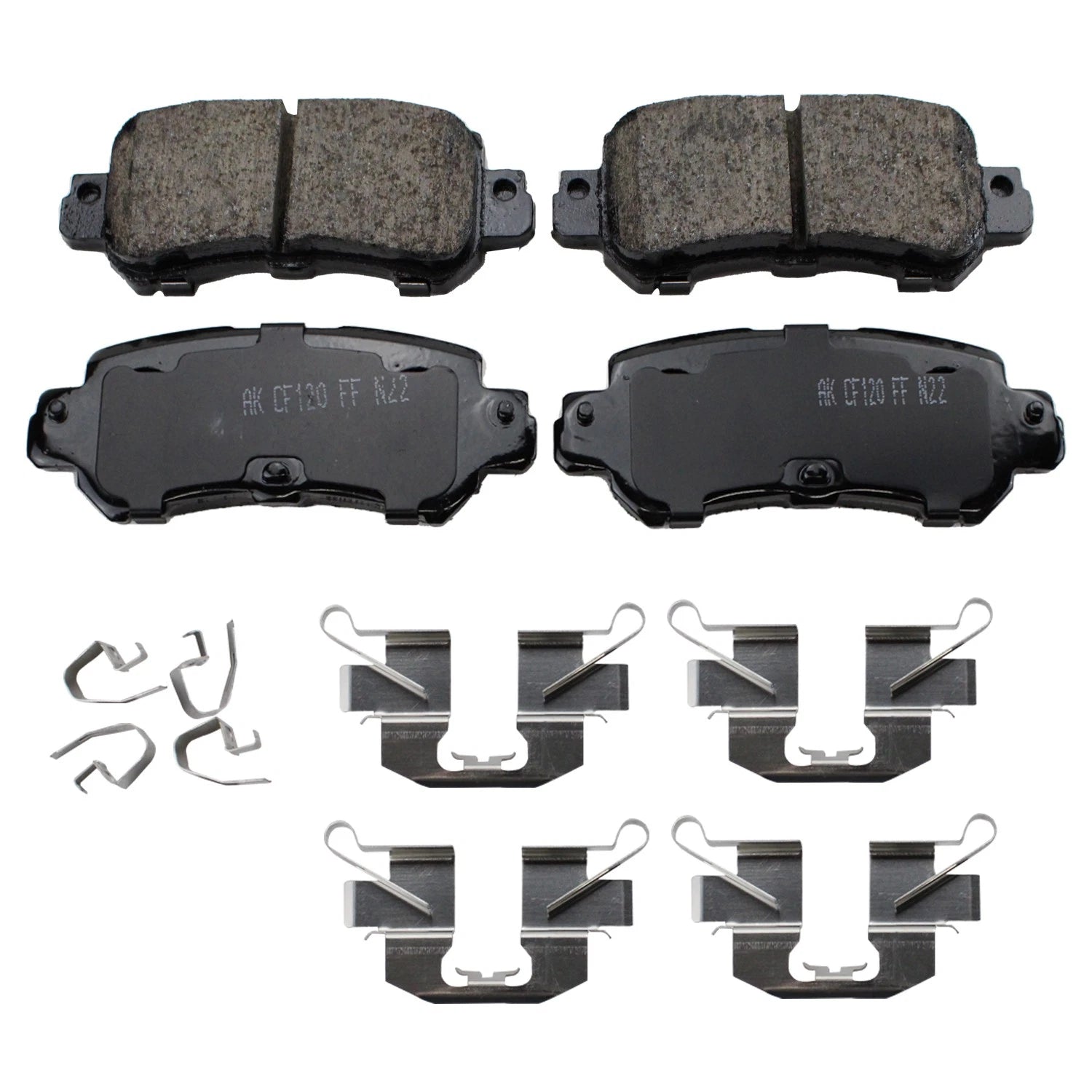 DuraGo Rear Rotors & Akebono ProACT Ceramic Brake Pads Kit for Mazda CX-5 (2013–2021)
