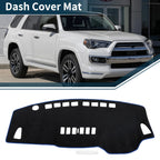 Dashboard Cover Mat for Nissan Tiida C11 (2004–2014) Black Blue Set of 1