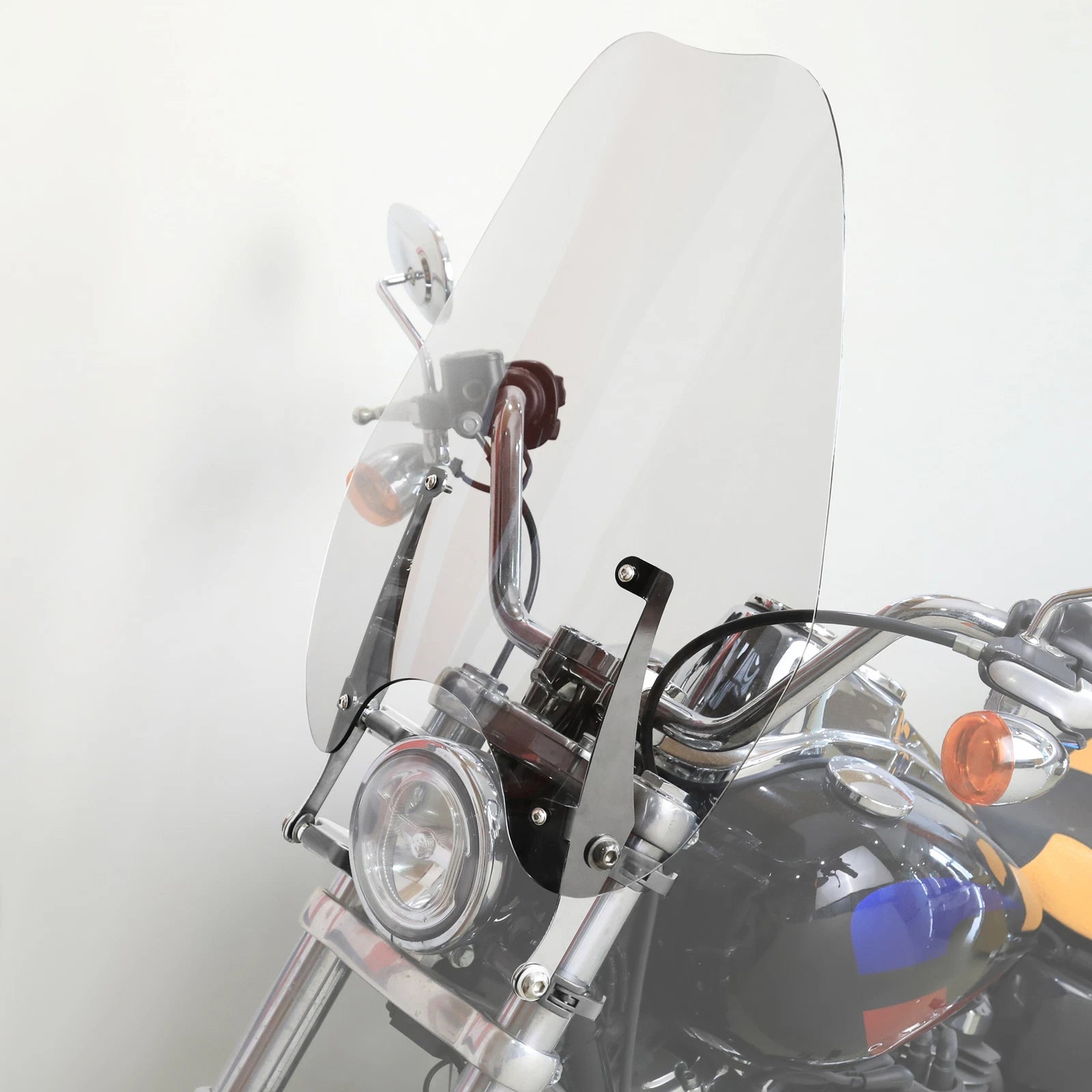 Windshield & Bracket 41mm Clamps for Harley Softail FXST Dyna (1988–2013)