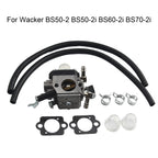 Carburetor for Wacker BS50-2 BS50-2i BS60-2i BS70-2i-HDA 242 Carb-Gasket