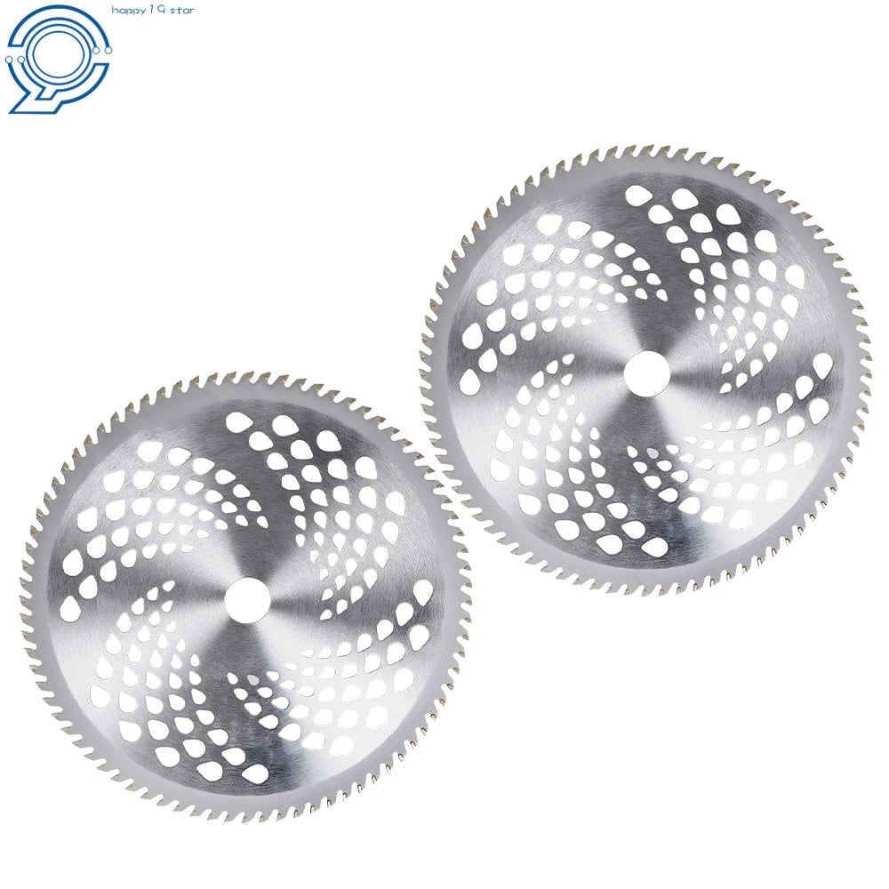 Set of 4 Carbide Tip Brush Blades for Cutter Trimmer 10"