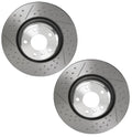 2X Brembo Rear Drilled Slotted Brake Disc Rotors for BMW F22 F30 F34