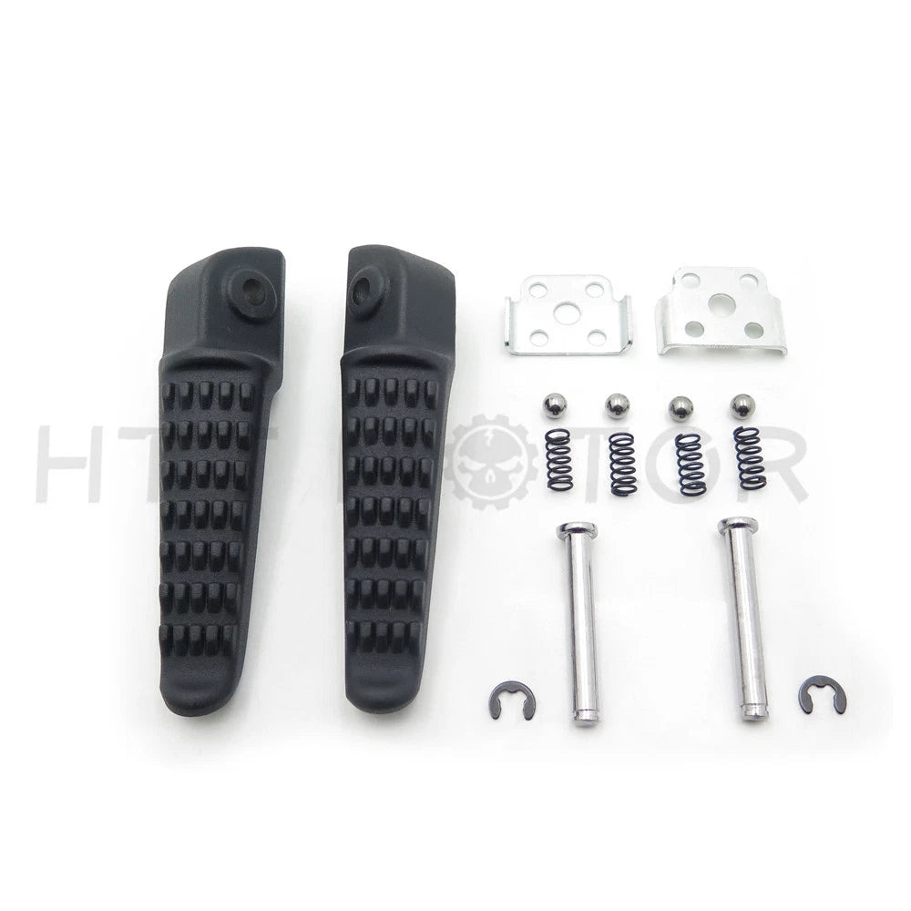 Rear Footrests Foot Pegs for Kawasaki ZX6R (2003–2011) Black
