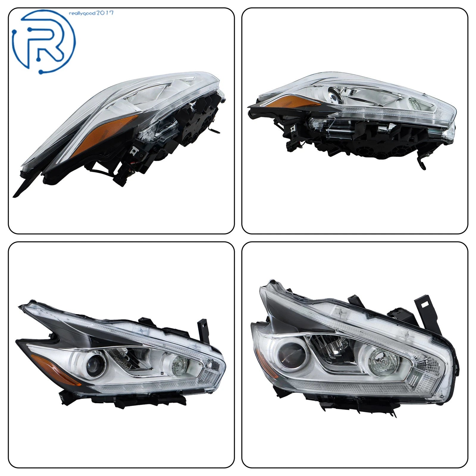 LED Projector Headlight for Nissan Murano (2015-2018) Chrome