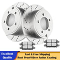 Rear Disc Rotors and Brake Pads for Dodge Caliber, Mitsubishi Lancer, Jeep Compass (2007–2017)