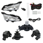 Set of 4 Fog Light Assembly for Hyundai Elantra (2007–2010)