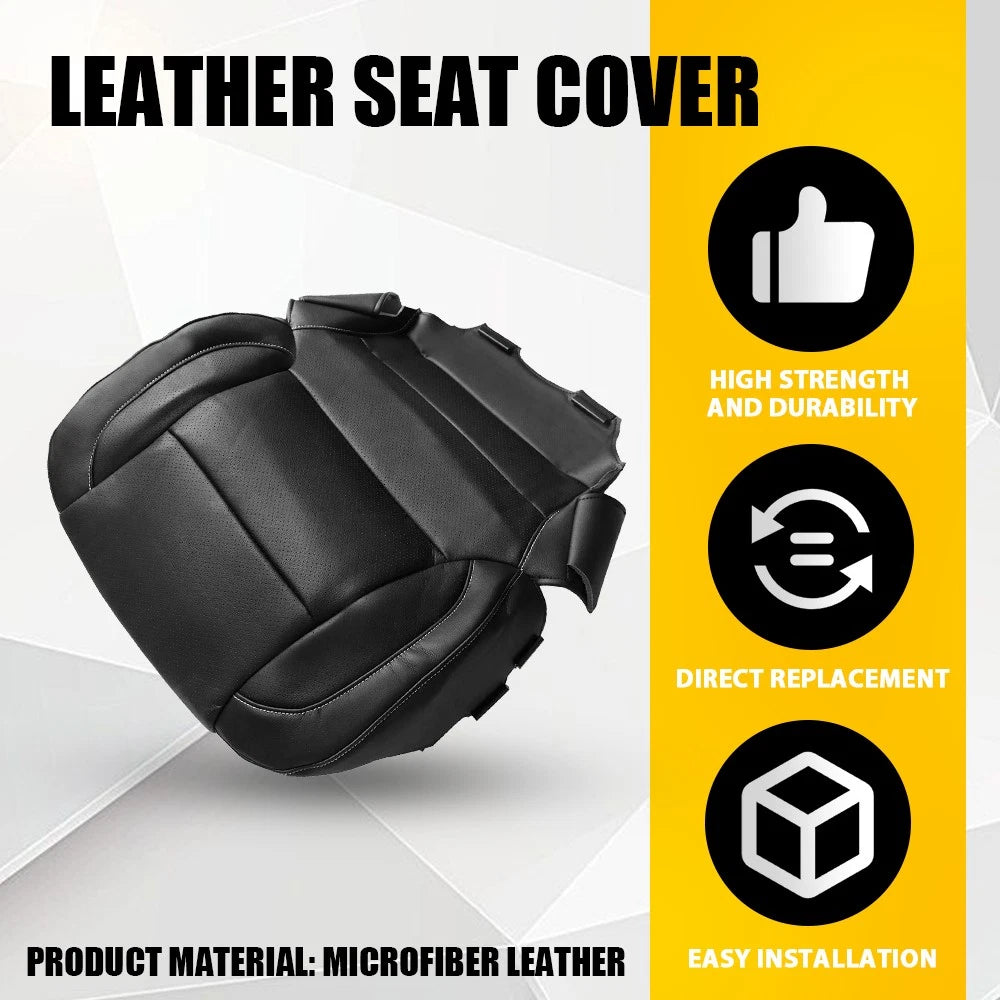 Leather Bottom Seat Cover for GMC Sierra 1500/2500HD/3500HD (2014–2018)
