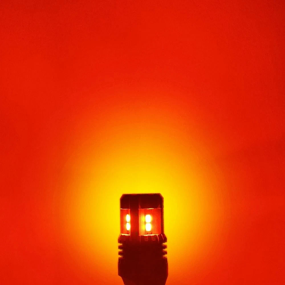 2X Red Super LED Stop Brake Signal Tail Light Bulbs for Make Model (YYYY–YYYY)