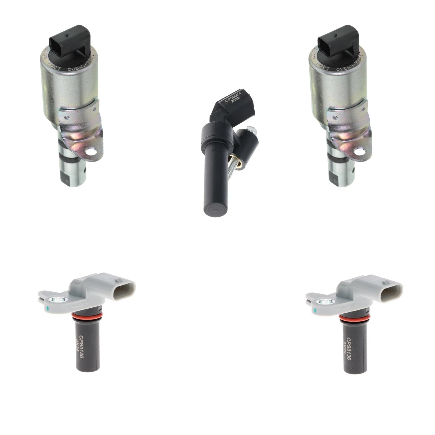 NTK VVT Camshaft Position Actuator & Hitachi Sensor Kit for Ford Flex (2019)
