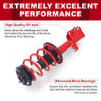 Pair Front Struts with Coil Spring for Toyota Matrix Pontiac Vibe (2003-2008)