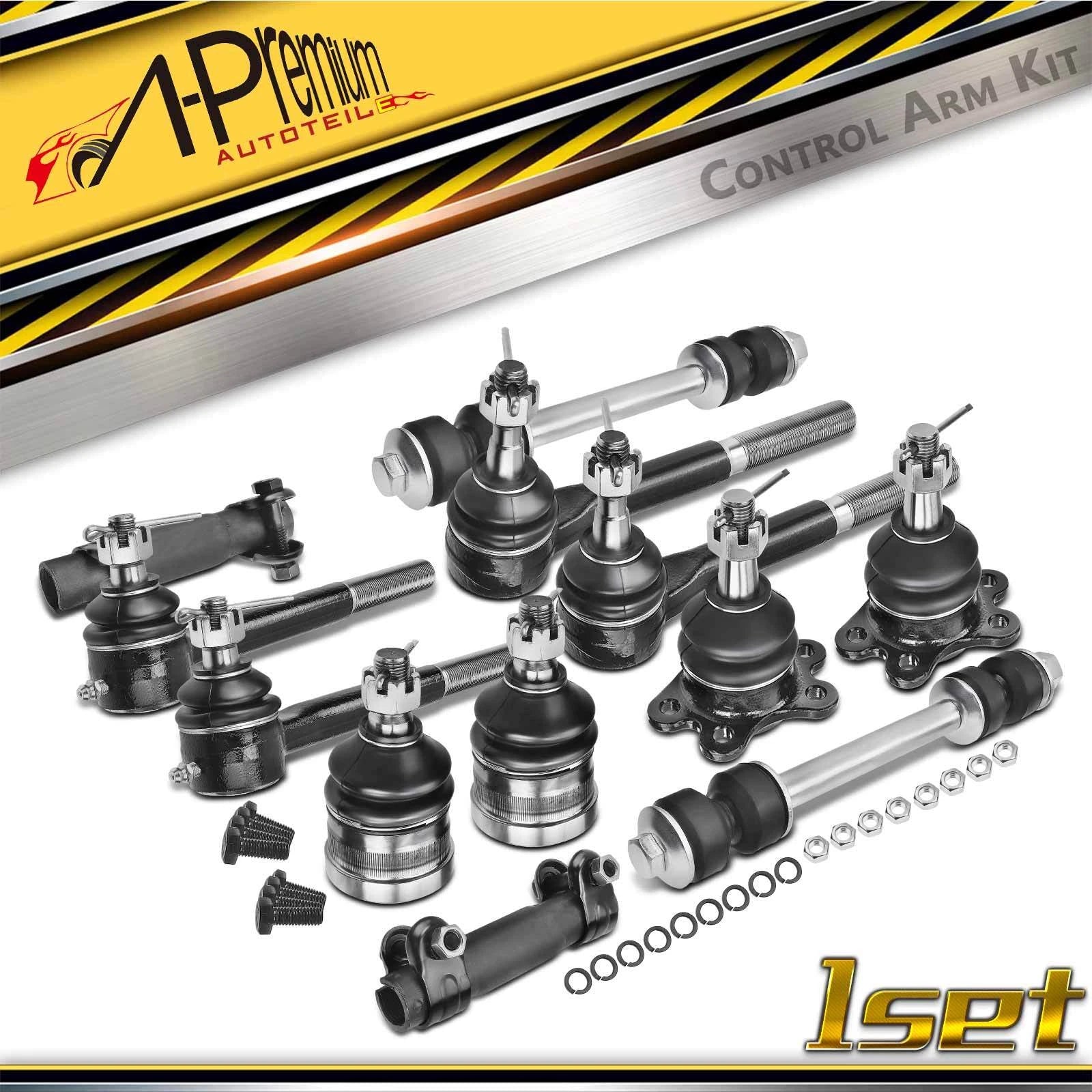 Set of 12 Front Sway Bar Link Tie Rod Ends for Chevy Express 1500 (2003â2023)